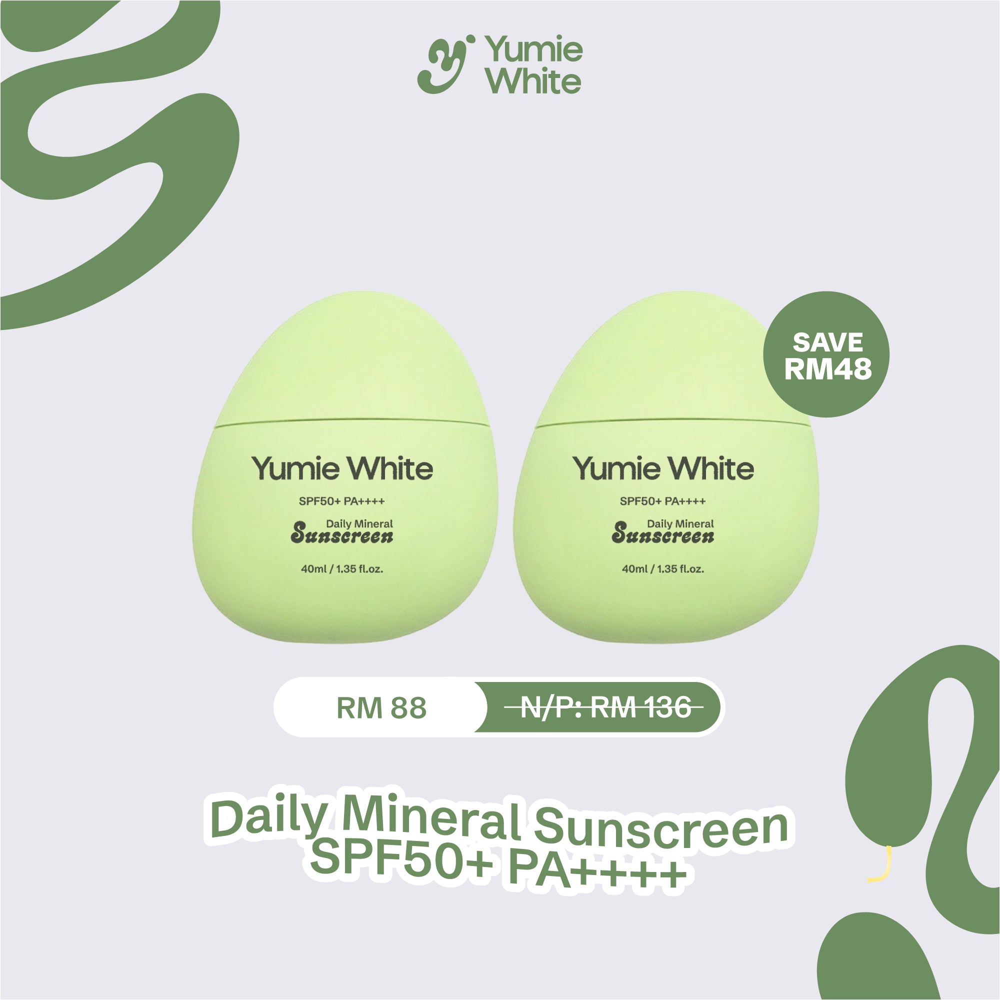 Daily Mineral Sunscreen SPF50+ PA++++