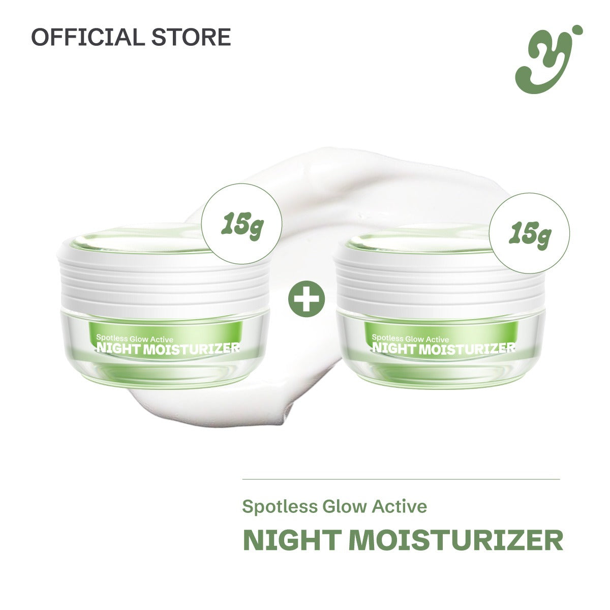 Spotless Glow Active Night Moisturizer – Yumie White